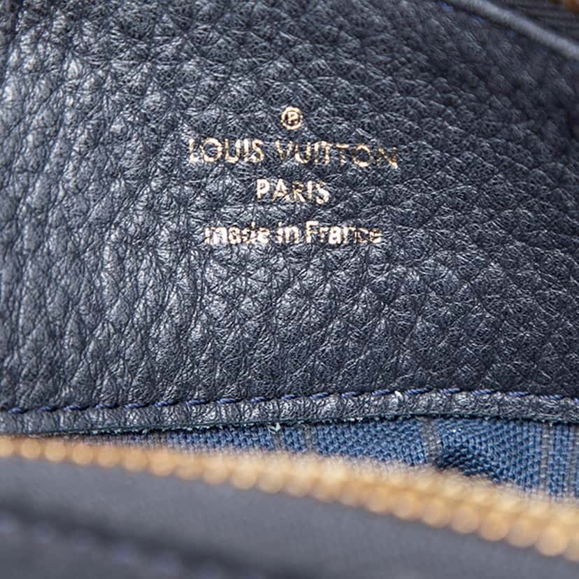 Louis Vuitton Monogram Empreinte Audacieuse MM Blue Leather Very good condition - Box View