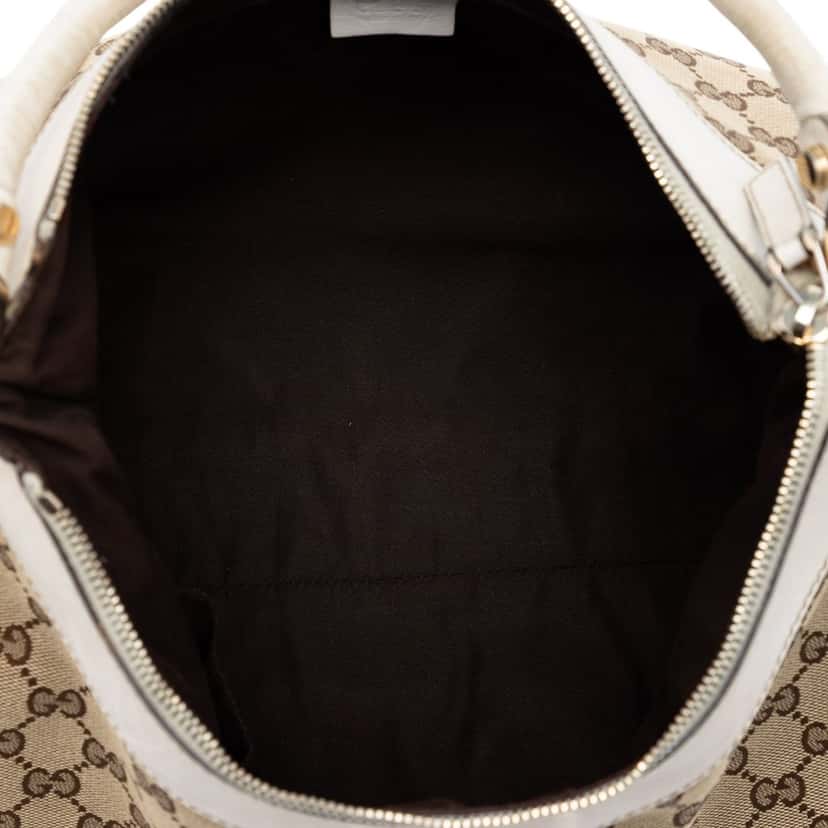 Gucci GG Canvas Abbey D Ring Shoulder Bag Beige Very good condition - Model View