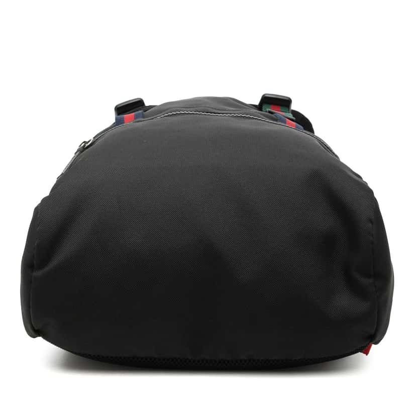 Gucci Canvas Techno Web Animalier Backpack Black Very good condition - Inside View