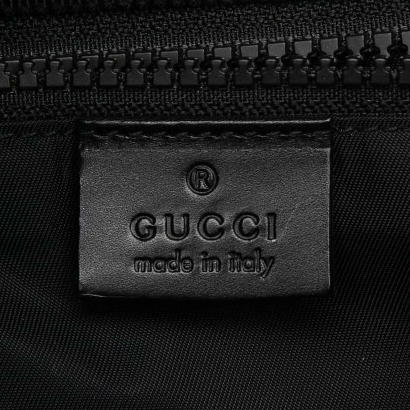 Gucci Canvas Techno Web Animalier Backpack Black Very good condition - Box View