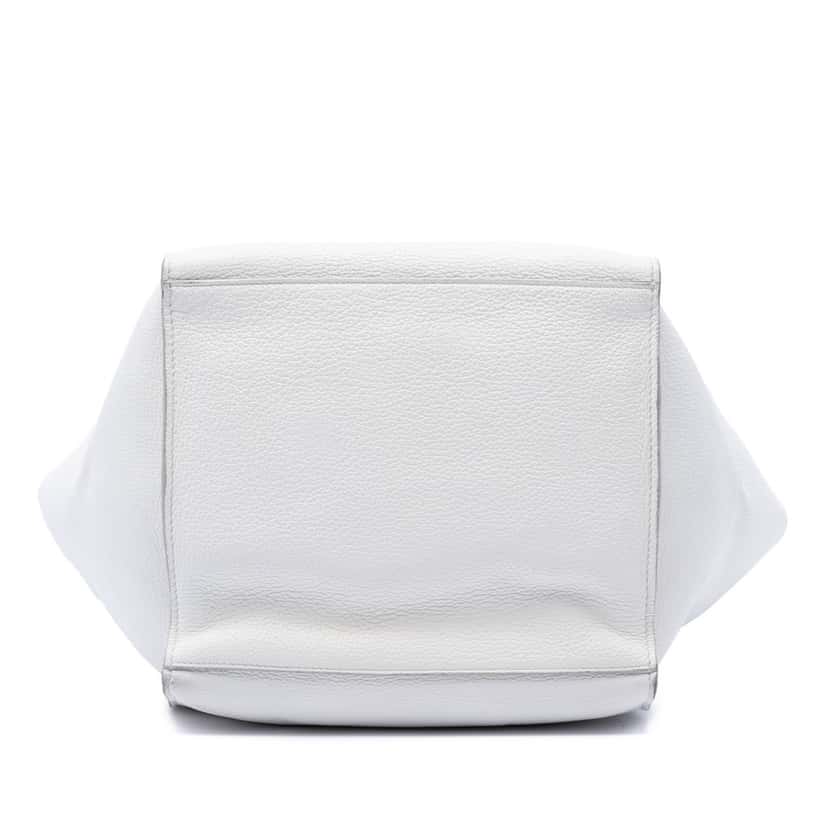 Celine Small Supple Grained Calfskin Big Bag White Leather Very good condition - Inside View
