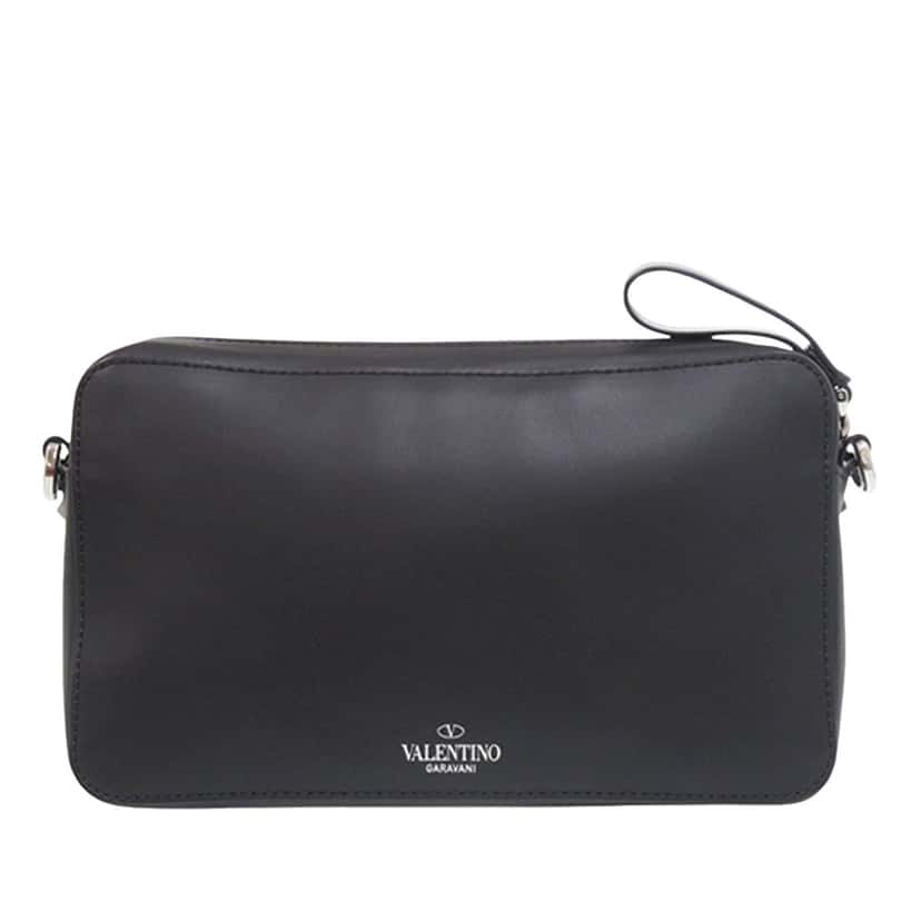 Valentino Leather VLTN Crossbody Black Leather Very good condition - Back View