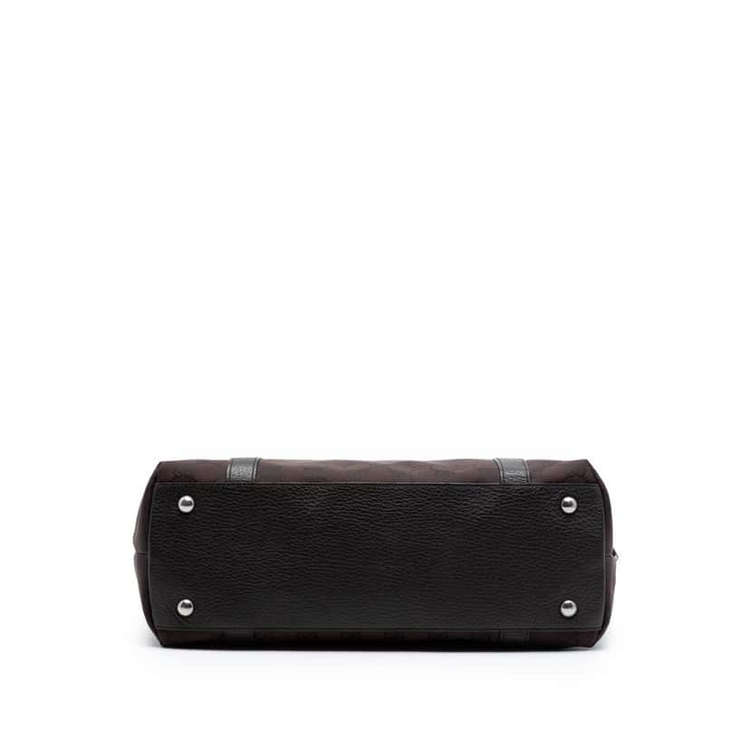 Gucci GG Nylon Abbey D Ring Tote Brown Very good condition - Inside View