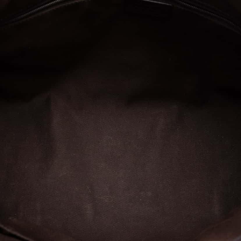 Gucci GG Nylon Abbey D Ring Tote Brown Very good condition - Model View