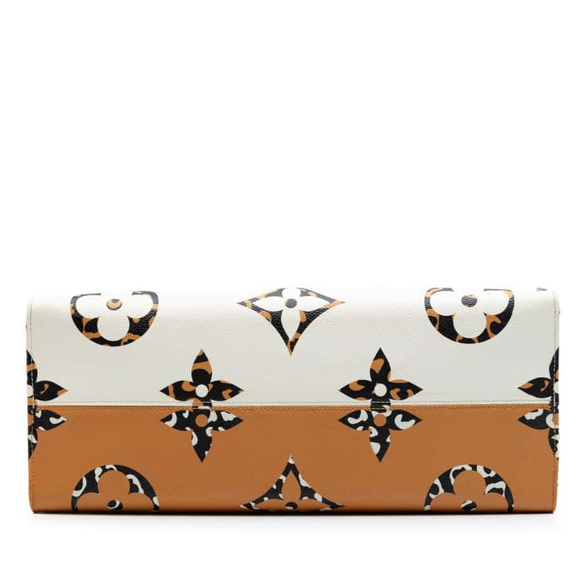 Louis Vuitton Monogram Giant Jungle Onthego GM White Very good condition - Inside View