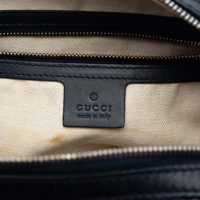Gucci Small GG Canvas Web Joy Boston Bag Beige Very good condition - Box View