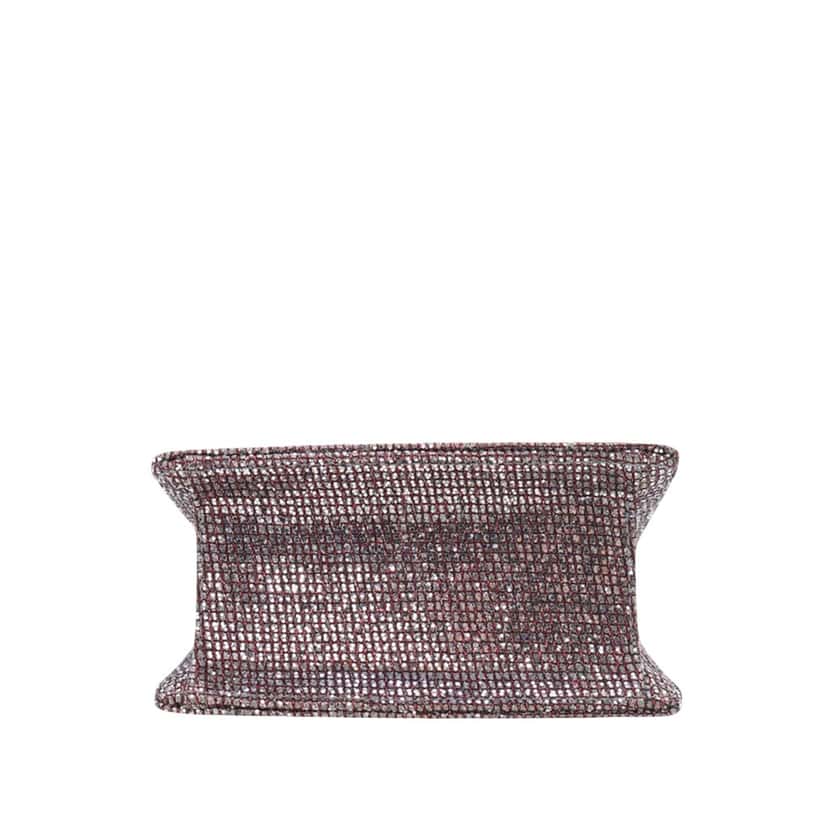 Chanel Mini Glitter Canvas Reissue 2.55 Flap Red Very good condition - Box View