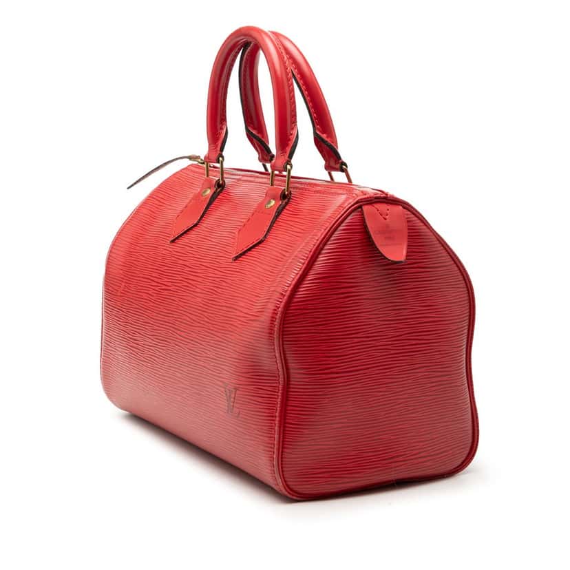 Louis Vuitton Epi Speedy 30 Red Leather Very good condition - Back View