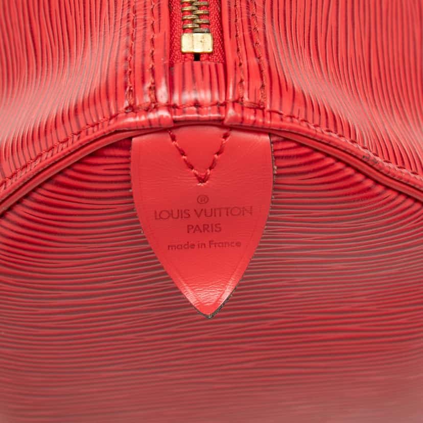 Louis Vuitton Epi Speedy 30 Red Leather Very good condition - Box View