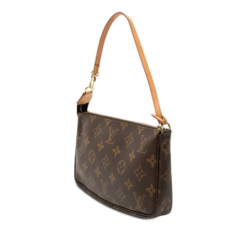 Louis Vuitton Monogram Pochette Accessoires Brown Very good condition - Back View