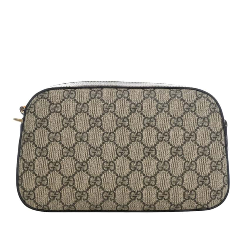 Gucci GG Supreme Web Neo Vintage Crossbody Beige Very good condition - Model View