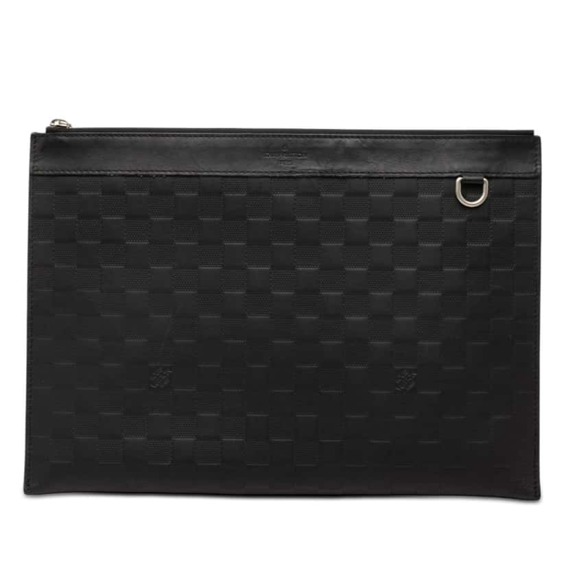 Louis Vuitton Damier Infini Pochette Discovery GM Black Leather Very good condition - Front View