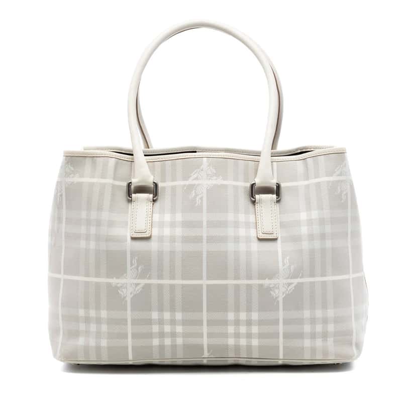 Burberry Haymarket Check Canvas Tote Other Very good condition - Front View