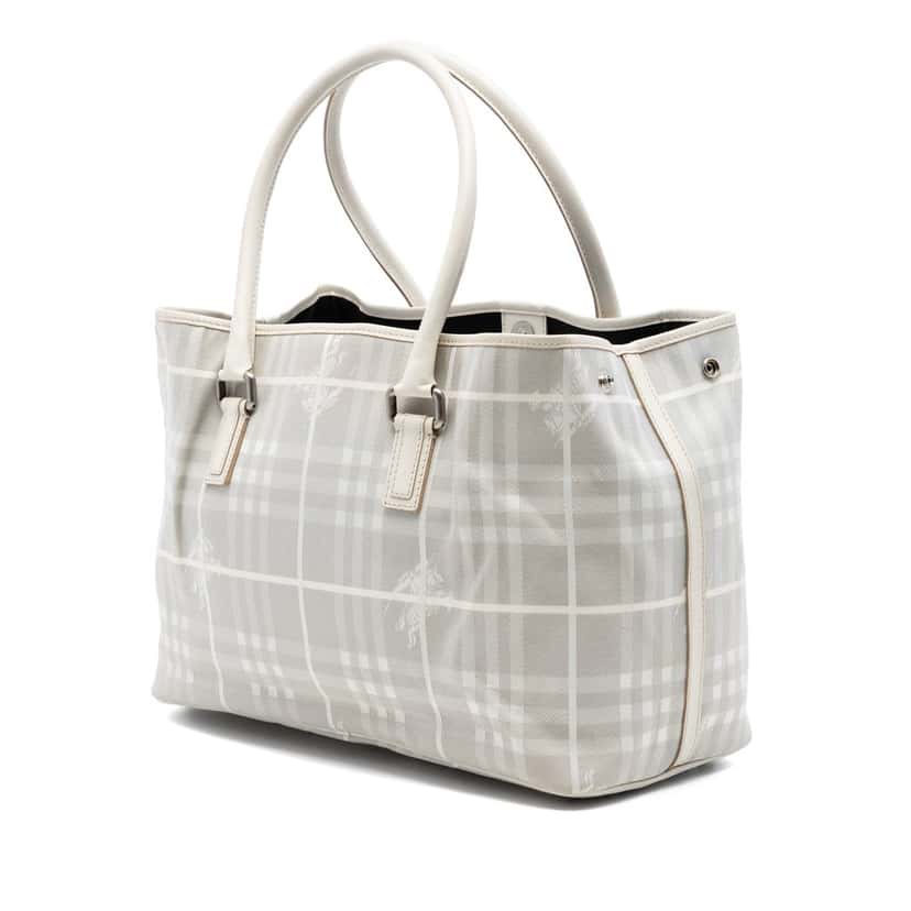 Burberry Haymarket Check Canvas Tote Other Very good condition - Back View