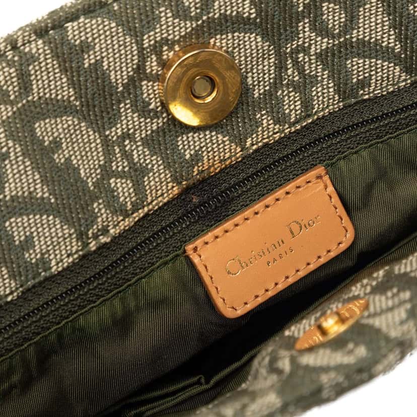 Dior Diorissimo Trotter Canvas Tote Green Very good condition - Box View
