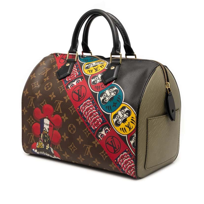 Louis Vuitton Monogram Kabuki Speedy  30 Brown Very good condition - Back View