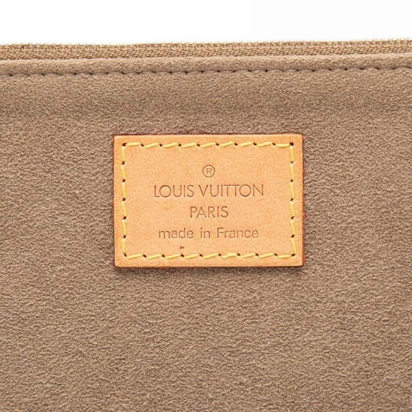 Louis Vuitton Suede Aurelia GM Pouch Brown Leather Very good condition - Box View