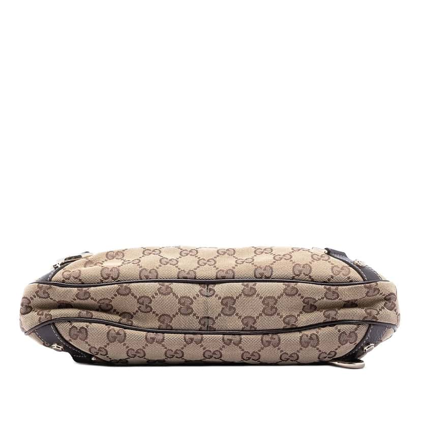 Gucci GG Canvas Abbey D Ring Shoulder Bag Beige Very good condition - Inside View