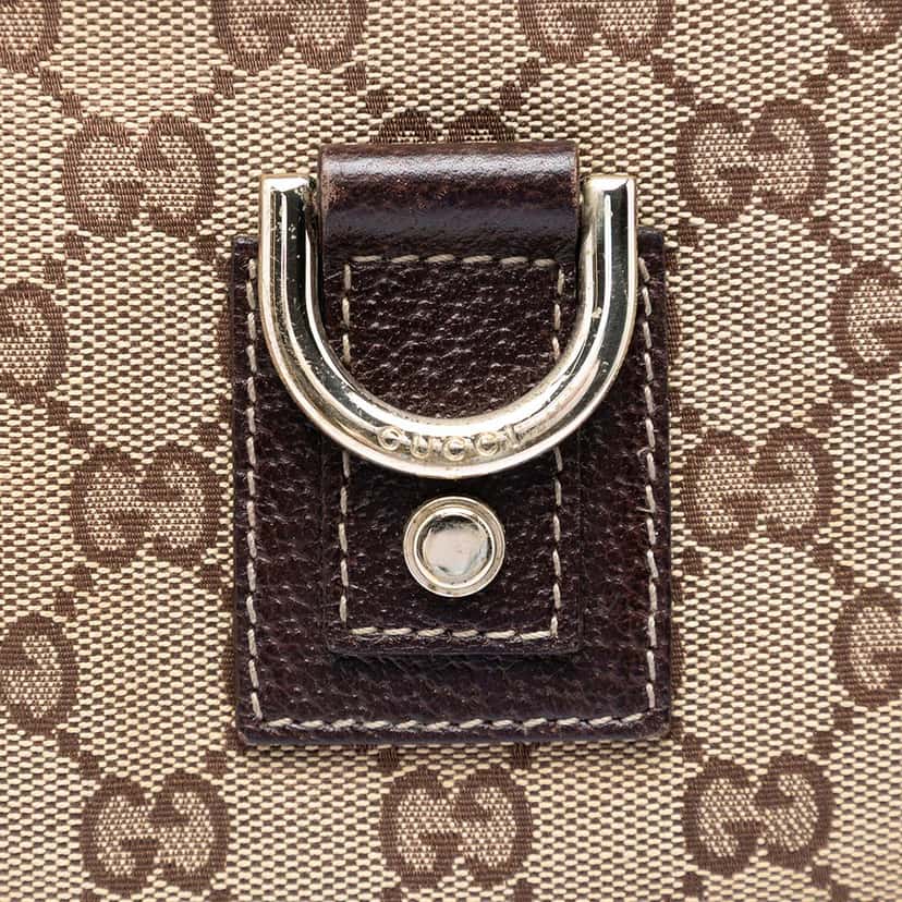 Gucci GG Canvas Abbey D Ring Shoulder Bag Beige Very good condition - Box View