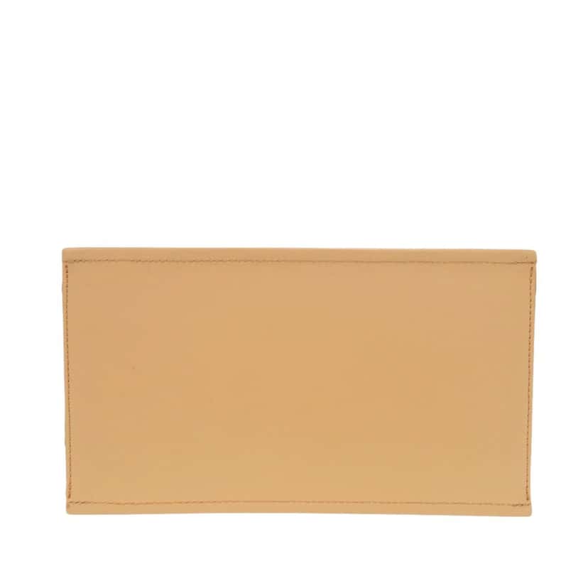 Burberry Calfskin and Suede Stitch Handbag Beige Leather Very good condition - Model View