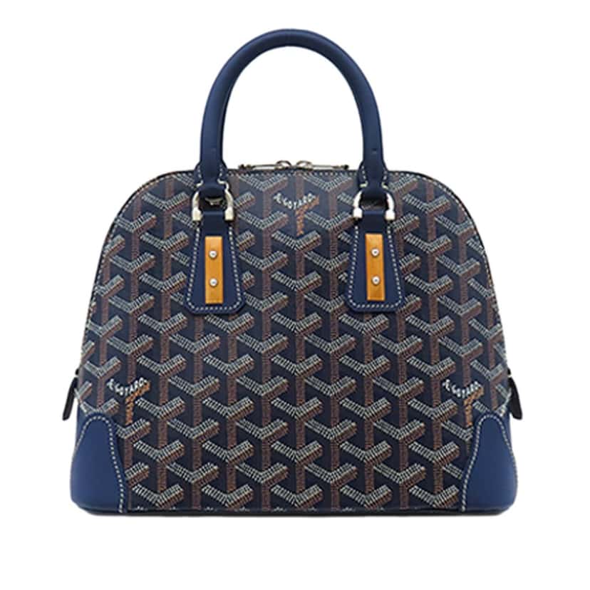 Goyard Mini Goyardine Vendome Blue Very good condition - Front View
