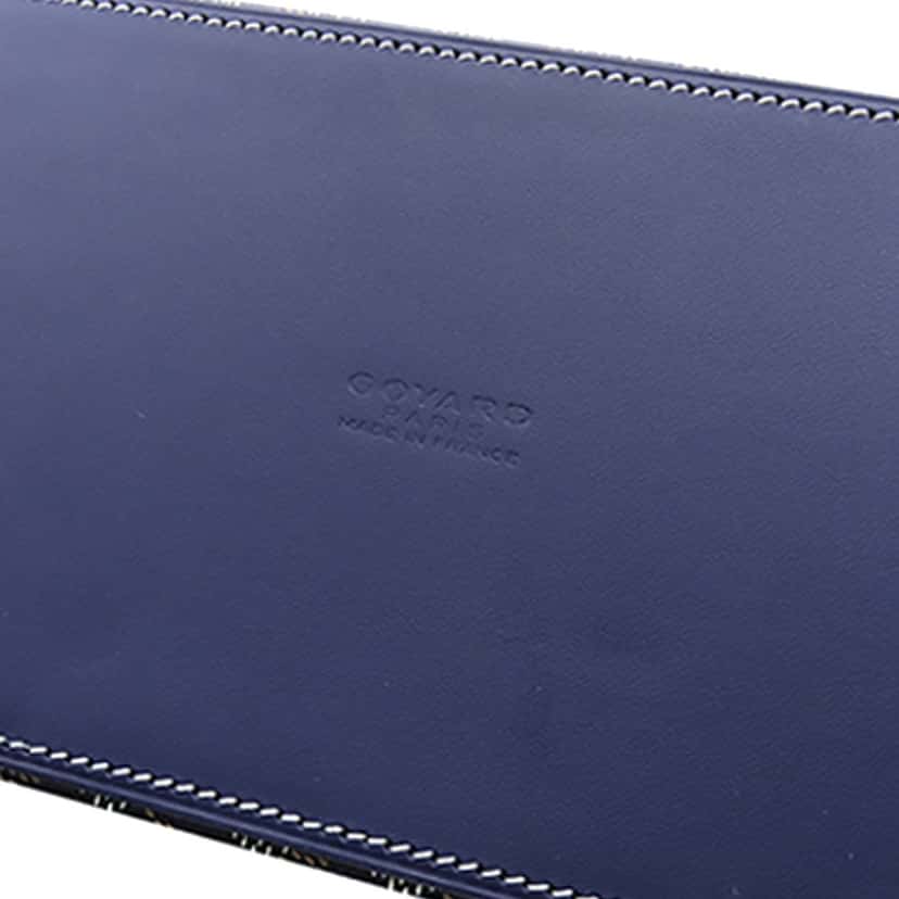 Goyard Mini Goyardine Vendome Blue Very good condition - Box View