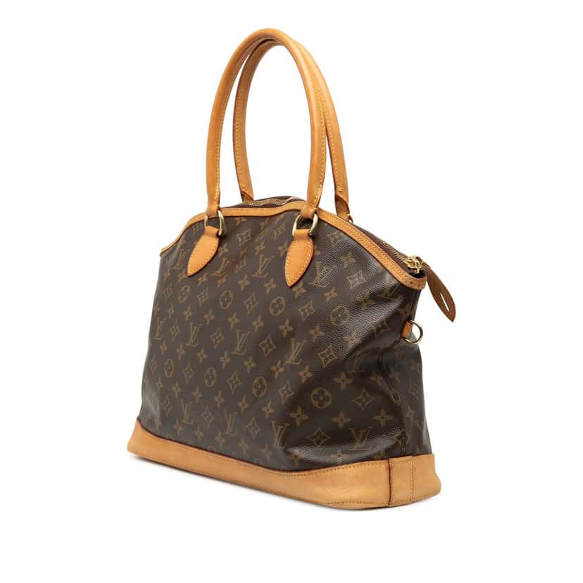 Louis Vuitton Monogram Lockit Horizontal Brown Very good condition - Back View