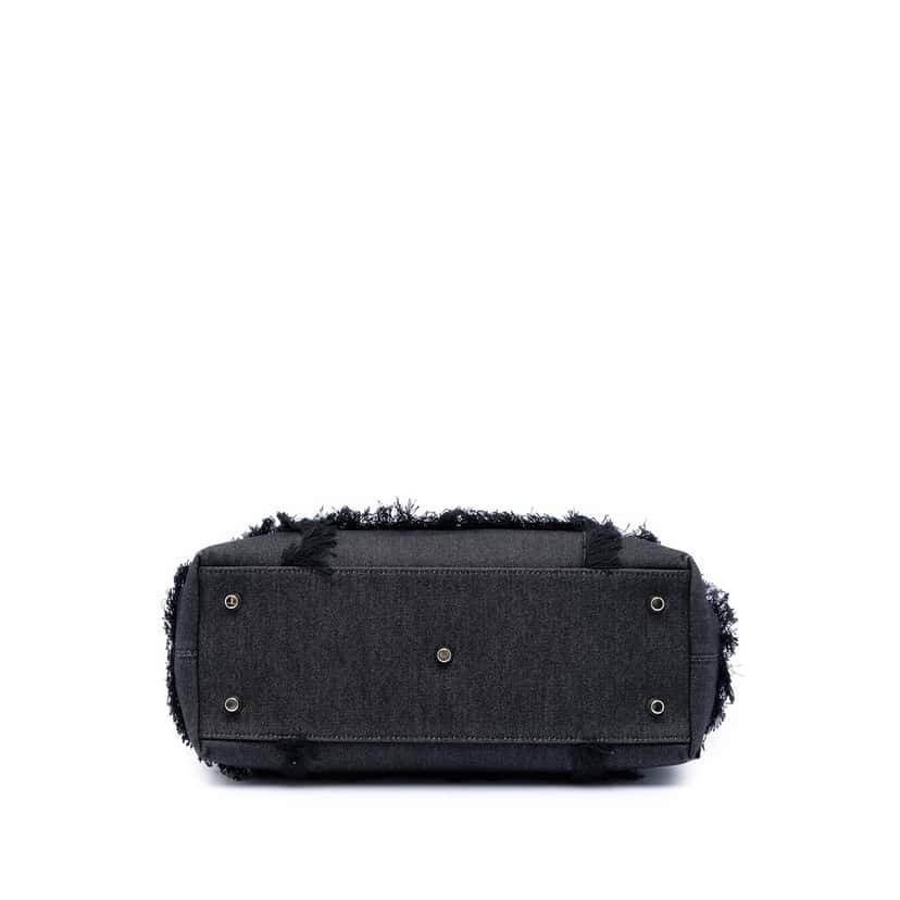 Dior Denim Patch D Light Satchel Black Very good condition - Inside View