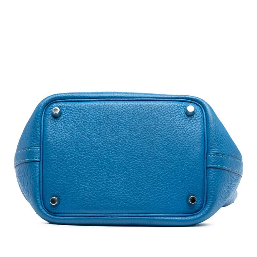 Hermès Clemence Picotin Lock 18 Blue Leather Very good condition - Inside View