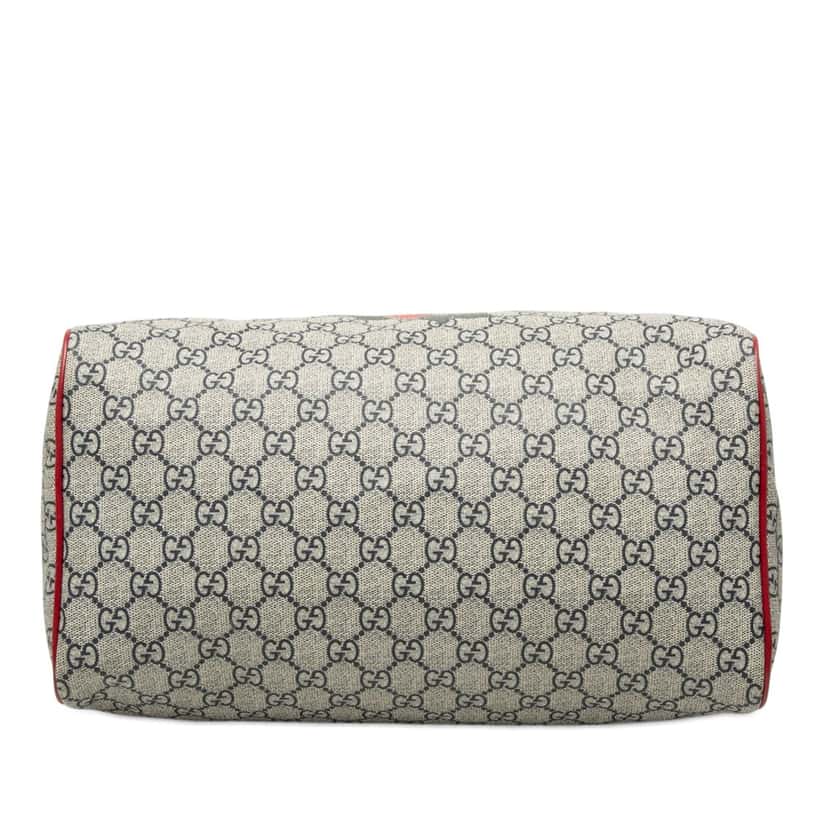 Gucci Medium GG Supreme Joy Tattoo Heart Boston Bag Beige Very good condition - Inside View