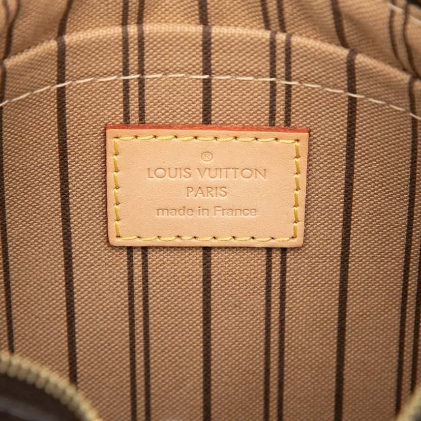 Louis Vuitton Monogram Neverfull MM Pouch Brown Very good condition - Box View