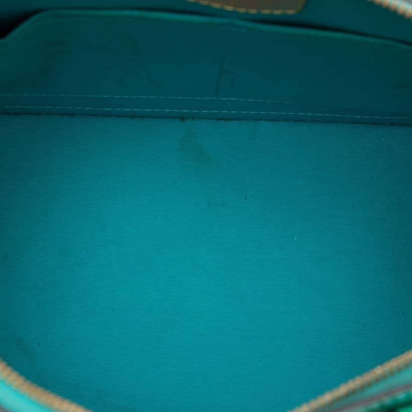Louis Vuitton Monogram Vernis Alma PM Blue Leather Very good condition - Model View