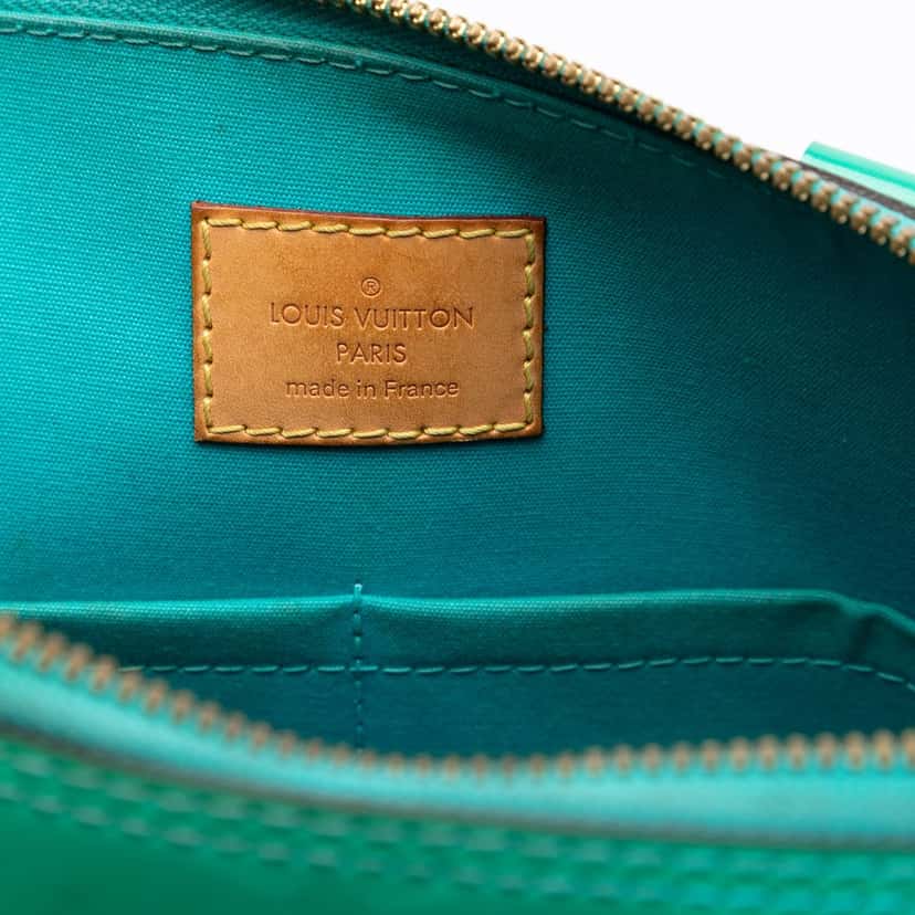 Louis Vuitton Monogram Vernis Alma PM Blue Leather Very good condition - Box View