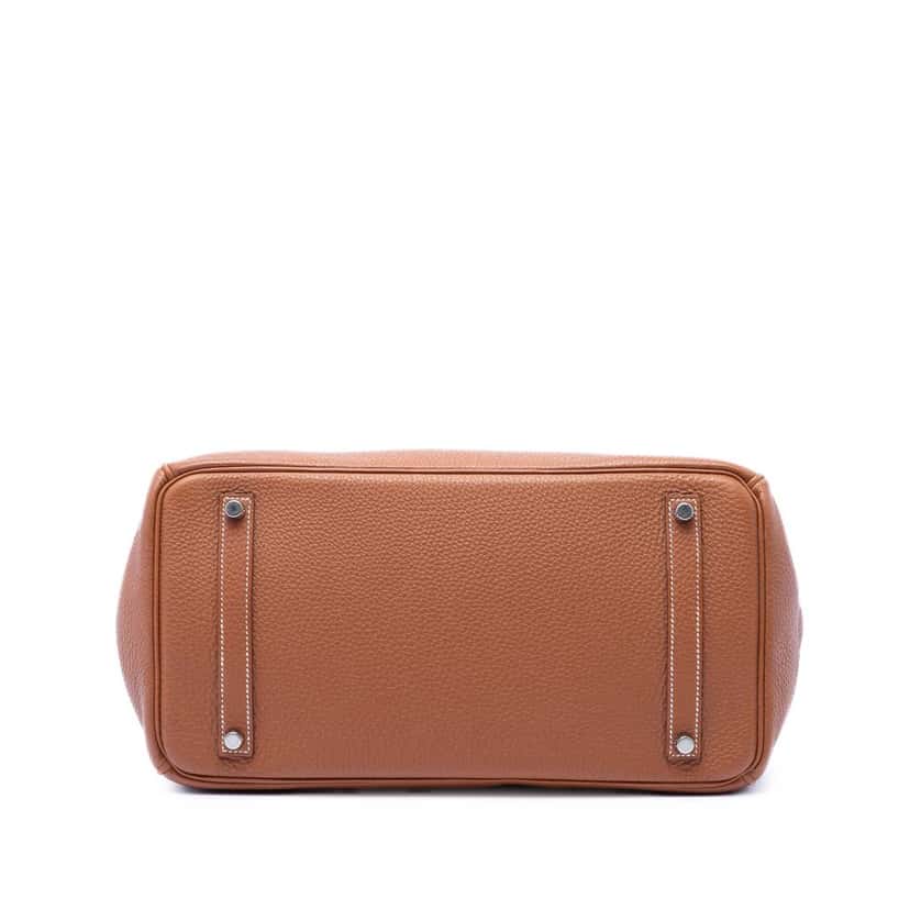 Hermès Togo Birkin Retourne 35 Brown Leather Very good condition - Inside View