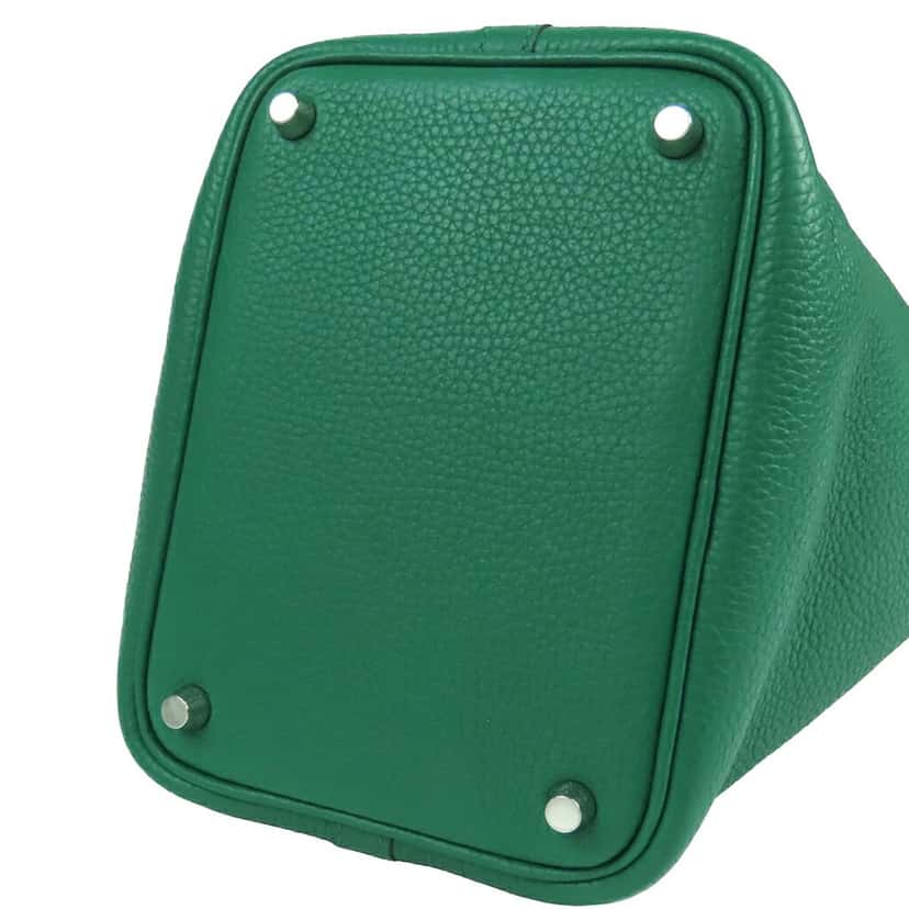 Hermès Clemence Picotin Lock 18 Green Leather Very good condition - Inside View