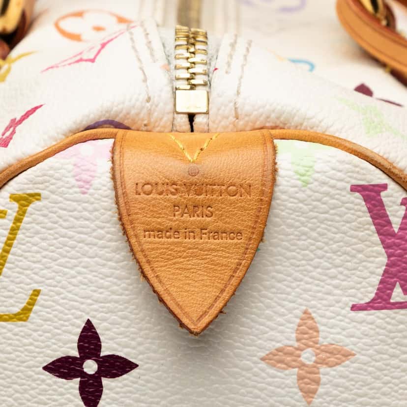 Louis Vuitton Monogram Multicolore Speedy 30 White Very good condition - Box View