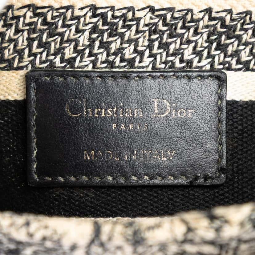 Dior Medium Embroidered Canvas Zodiac Lady D Lite White Very good condition - Box View