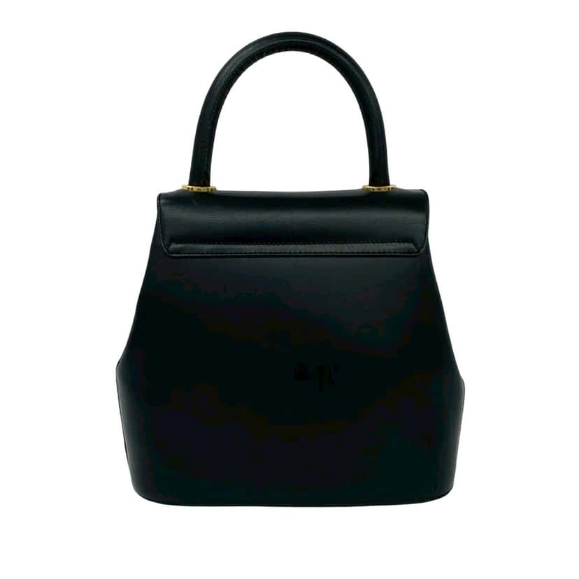 Ferragamo Studded Leather Satchel Black Leather Very good condition - Back View