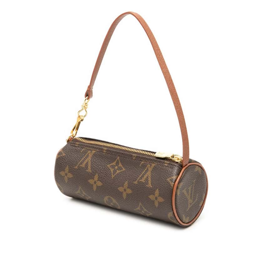 Louis Vuitton Monogram Papillon Pochette Brown Very good condition - Back View