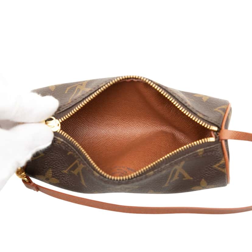 Louis Vuitton Monogram Papillon Pochette Brown Very good condition - Model View