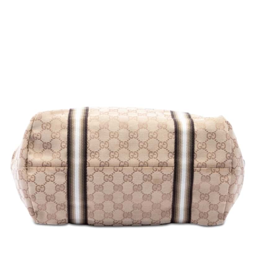 Gucci Large GG Canvas Jolicoeur Tote Beige Very good condition - Inside View