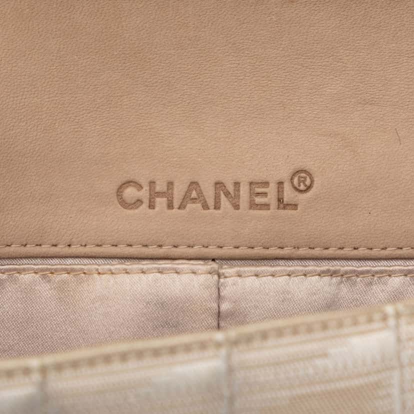 Chanel New Travel Line Nylon East West Flap Beige Very good condition - Box View