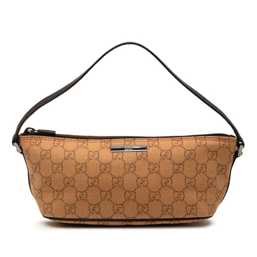 Gucci GG Canvas Boat Brown Very good condition - Front View