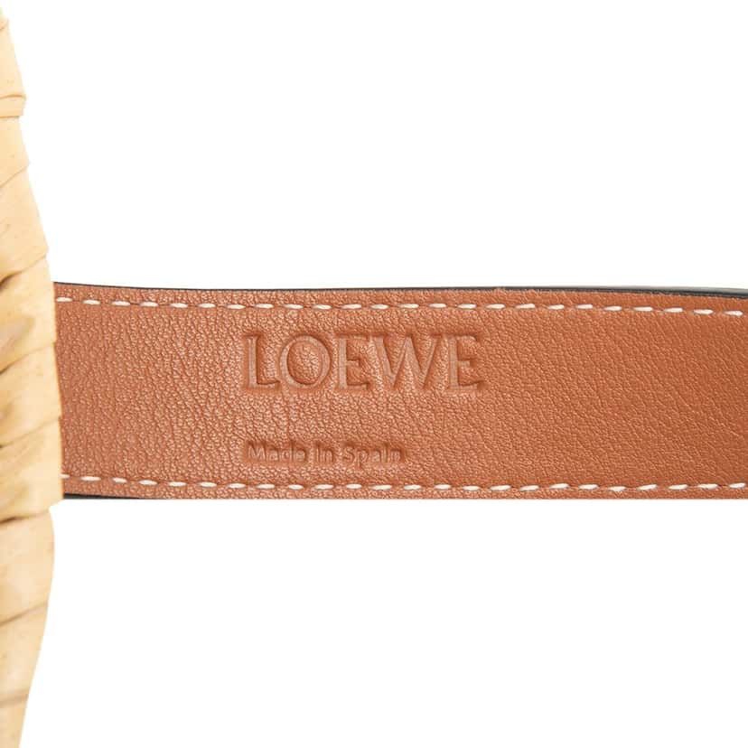 LOEWE Small Raffia Anagram Basket Tote Beige Very good condition - Box View
