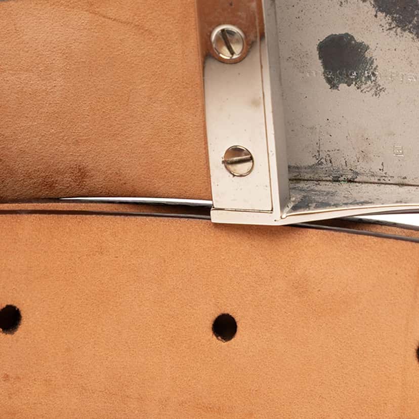 Louis Vuitton Monogram Carre Belt Brown Never worn, with tag - Model View