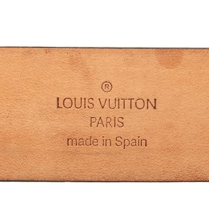 Louis Vuitton Monogram Carre Belt Brown Never worn, with tag - Box View