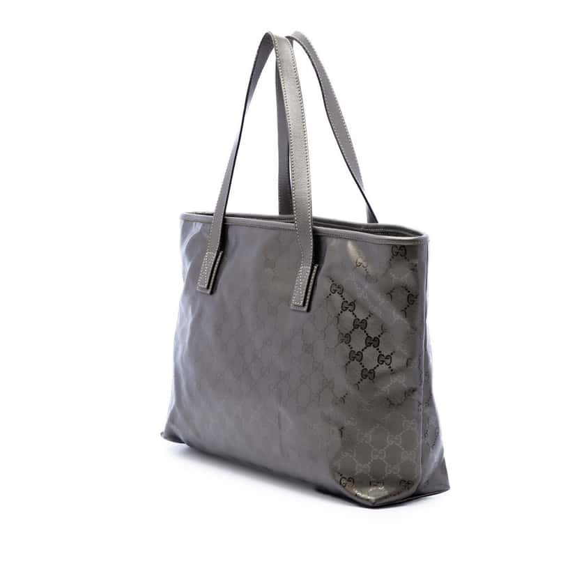 Gucci Medium GG Imprime Tote Gold Very good condition - Back View