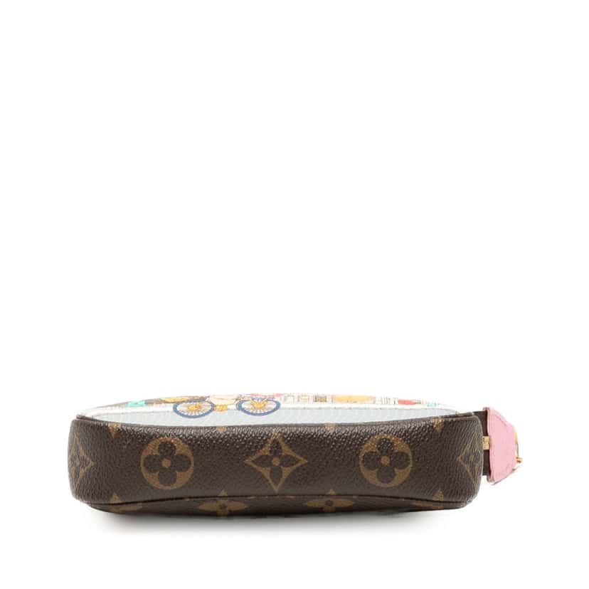 Louis Vuitton Monogram Vivienne in Paris Mini Pochette Accessoires Brown Very good condition - Inside View