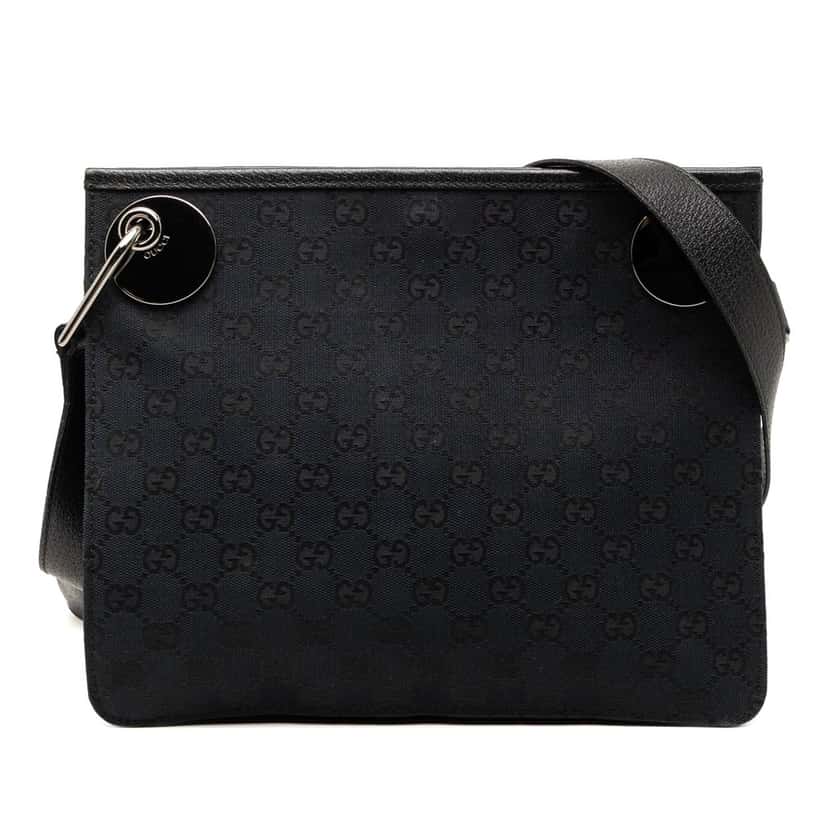 Gucci GG Canvas Eclipse Crossbody Blue Very good condition - Front View