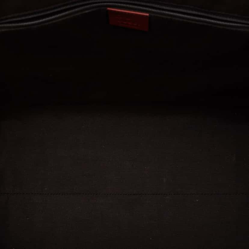 Gucci Guccissima Trimmed Canvas Tote Beige Very good condition - Model View